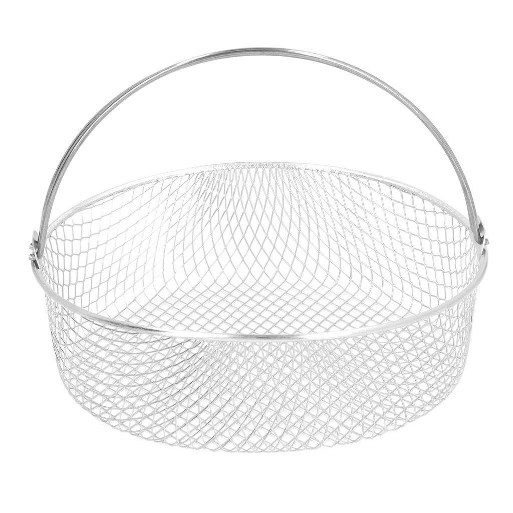 Корзина для жарки из нержавеющей стали с ручкой, кухонная сетчатая корзина для жарки, аксессуар для приготовления картофеля фри