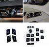Car Window Glass Lift Button Sticker Door Lock Unlock Button Cover Sticker For Mercedes Benz A B C E GLA CLA GLK GL ML GLE