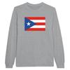 T-shirt à manches longues - PIXELFORMA - Drapeau de Porto Rico - 100% coton - Manches longues - Confort optimal