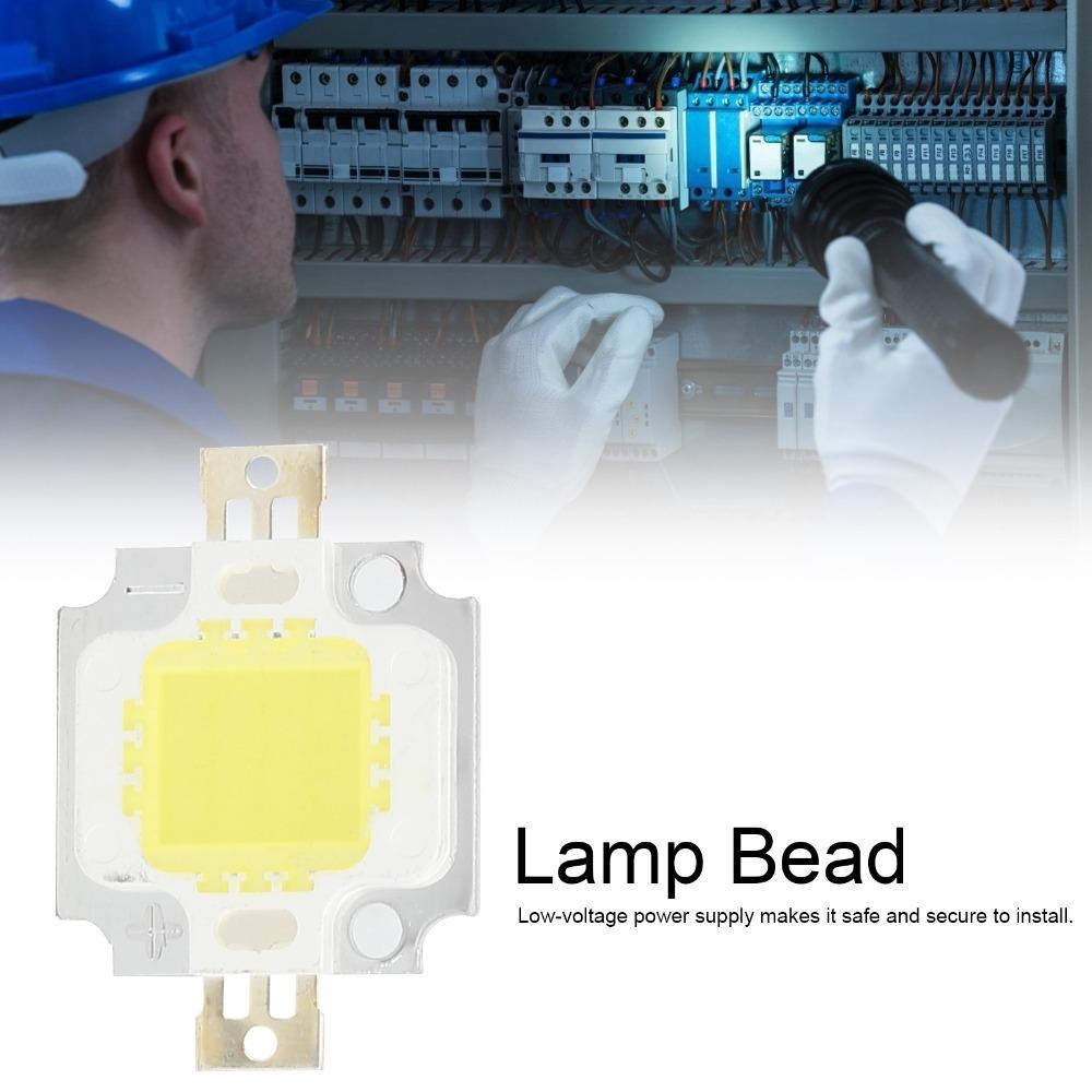 10PCS 6500K COB Light Source 12V High Power LED Chip Easy LED Chip Bulb Lamp Flood Light