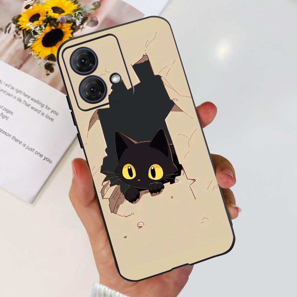 For Motorola Moto G84 G54 5G Case Fashion Flower Butterfly Shockproof Silicone Soft Slim Back Cover For Motorola Moto G14 Bumper