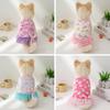 New Small Dog Floral Princess Skirt Cat Dog Suspender Skirt Spring and Summer Cool Clothes Pet Supplies
