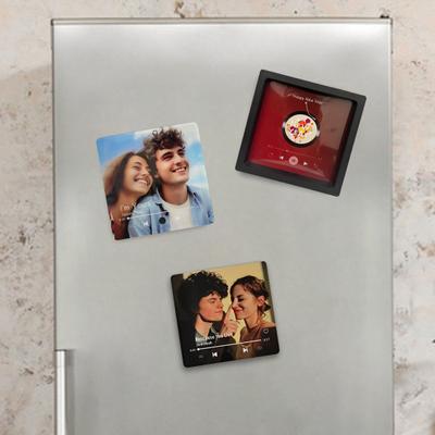 Магнит на холодильник фоторамка дизайн проигрыватель музыки MP3-подобная функция магнит на холодильник кухня