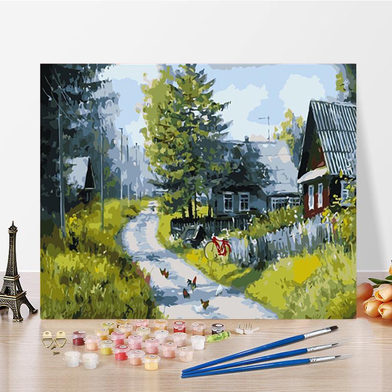Искусство DIY Картина по номерам Алмазная живопись Хобби Домашний декор Картина маслом Картина по номерам Цифровая картина маслом
