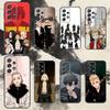 Чехол для телефона аниме Tokyo Revengers Для Samsung S25, S24, S21, S22, S23, S30, Ultra, S20, Plus, Fe, Note, 10, 9, 5G Черный