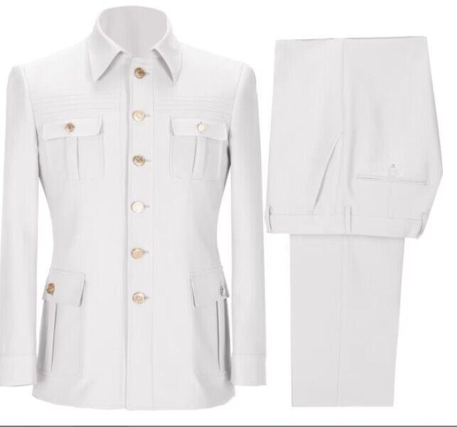 Последние мужские костюмы Блейзер Брюки 2 предмета Мужские Для бизнеса Пальто Куртка Блейзер Однобортный