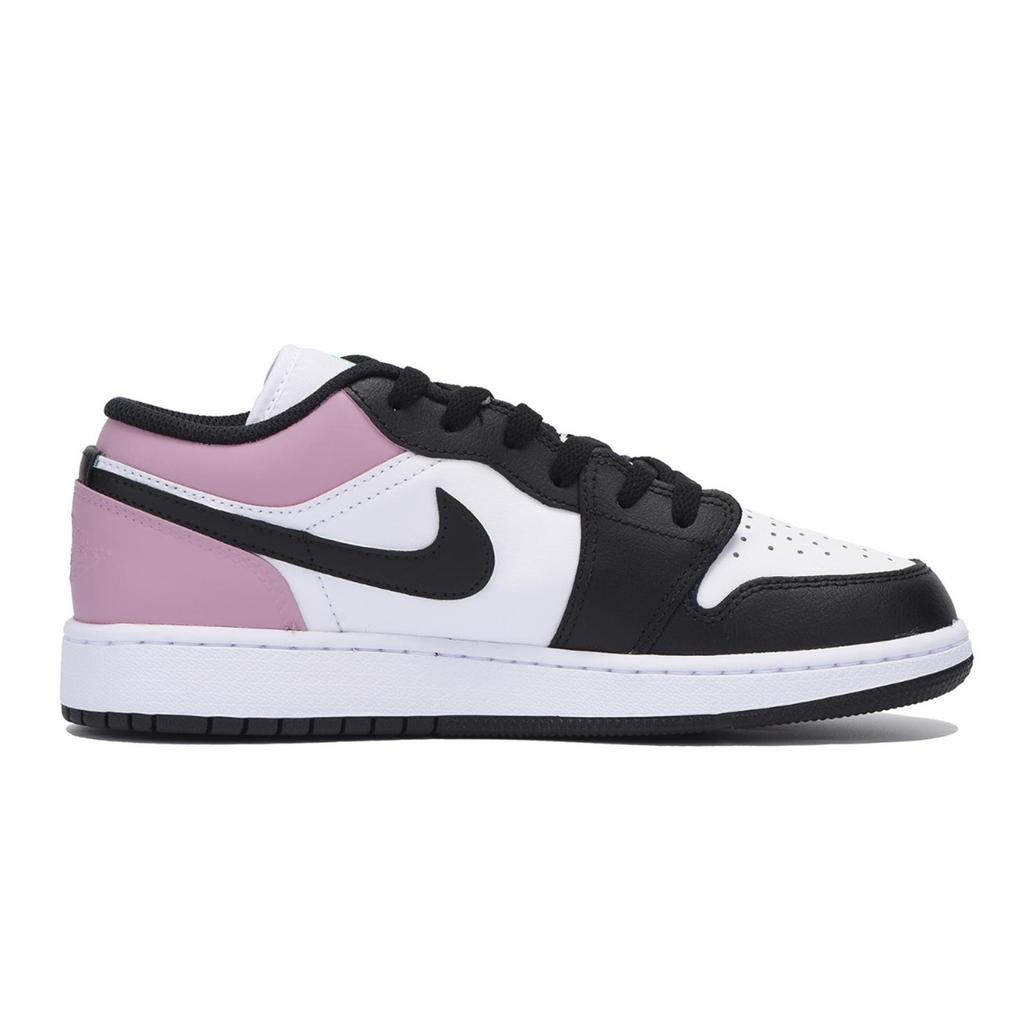 Jordan Air Jordan 1 Singing At Dusk Rouge Устойчивые к истиранию Низкие Винтажные Баскетбольные Кроссовки Мужские Белый Розовый 553558-131(Команда85-)
