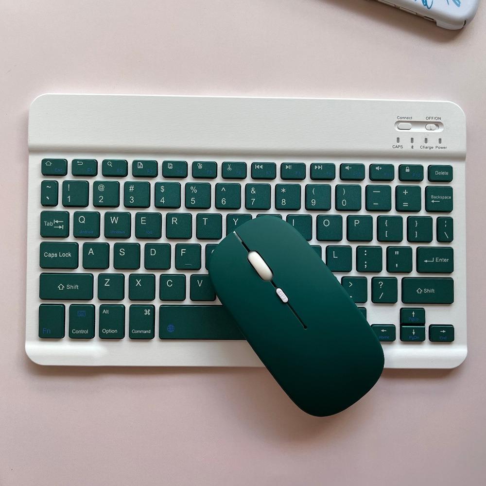 Чехол-клавиатура для iPad 10.2, съемная кожаная обложка с магнитной клавиатурой, мышью и держателем для карандаша