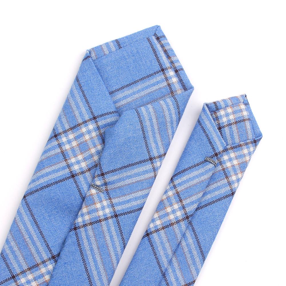 Fashion Cotton Neck Ties For Men Women Casual Plaid Tie For Boys Girls Suits Tie Slim Wedding Party Necktie Gravatas