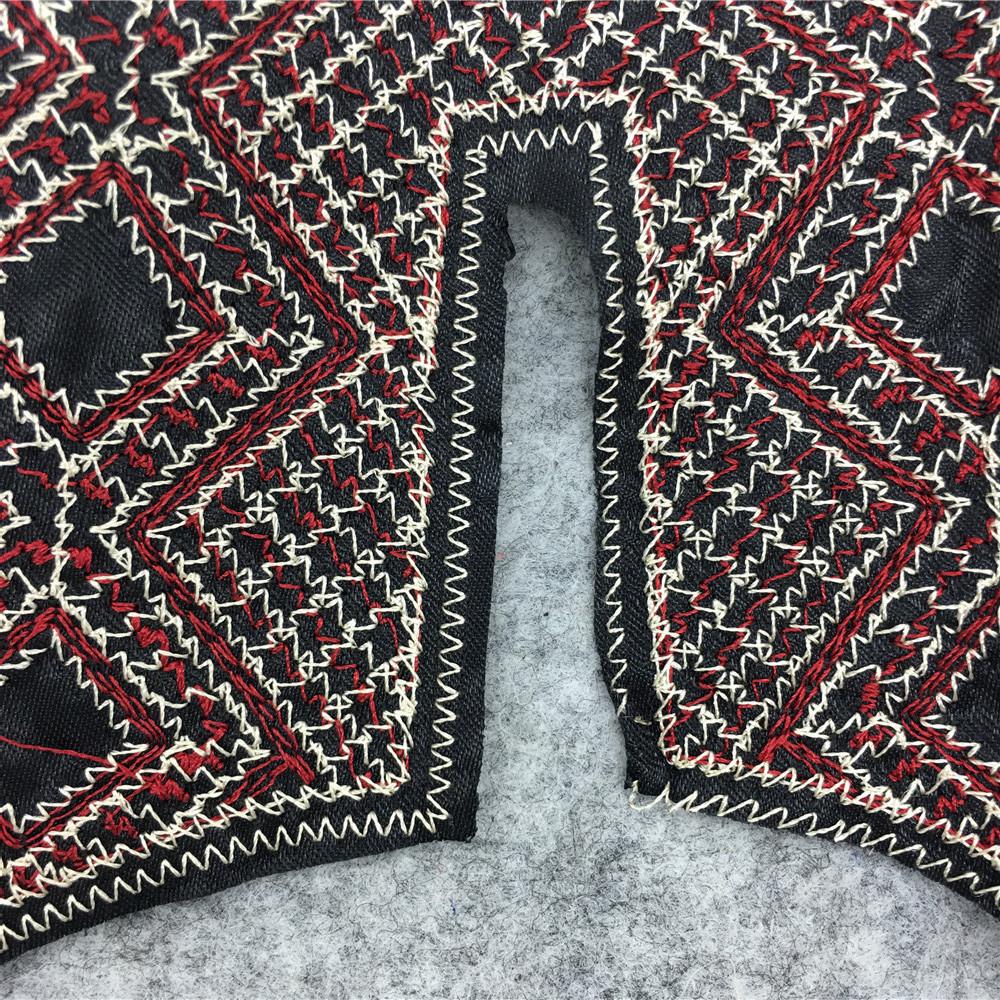 Embroidery Color Lace Collar Ethnic Style Lace False Collar Diy Women'S Accessories