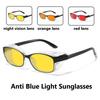 New Night Vision Anti Blue Light Sunglasses with Edge Protection Sunglasses for Watching Mobile Phones Computers Eye Protection