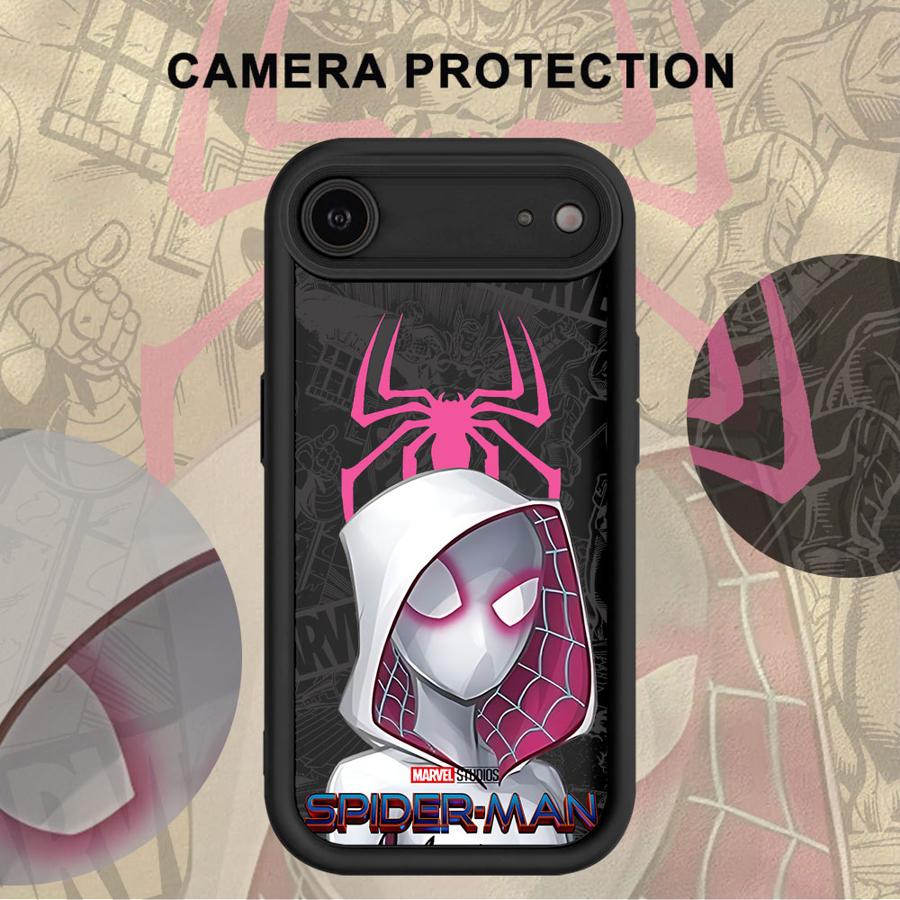 Милый чехол Marvel Человек-Паук для iPhone 16e 13 12 11 Pro Max 17 Air XS Max XR 15 16 14 Plus Мягкий чехол