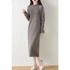 Женское кашемировое платье Qinghe кашемир 30% кашемир 70% шерсть осенне-зимняя кашемировая юбка мягкая и теплая