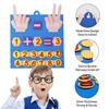 1 Set Kids Felt Math Board with 1-10 Numbers Operation Symbols Addition Subtraction Preschool Learning Kindergarten Educational Toddler Arithmetic