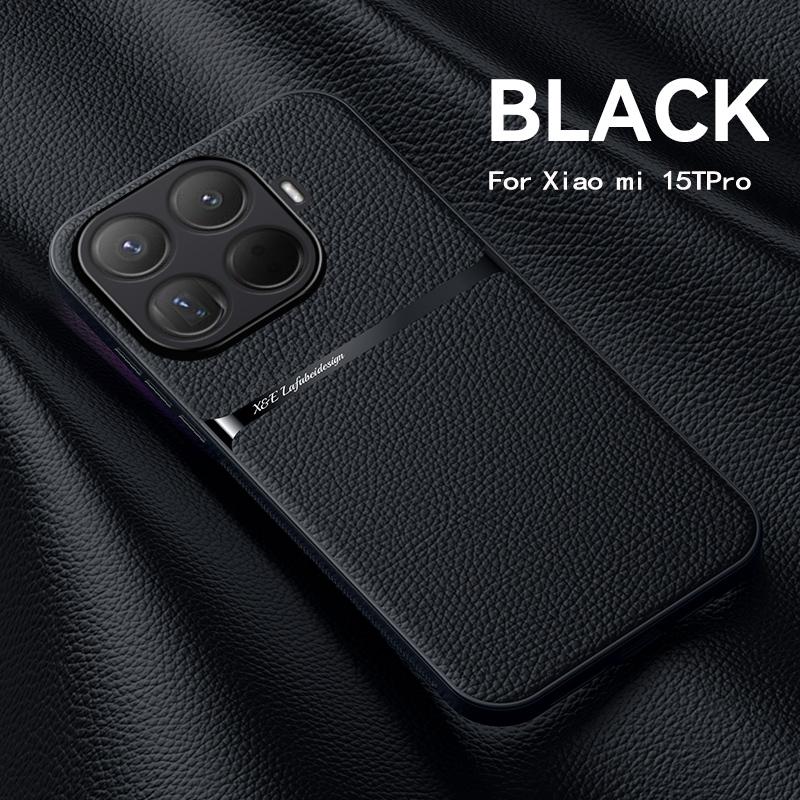 Для Xiaomi 15T 14T 13T 15 14 Pro Роскошный кожаный чехол с текстурой личи, ультратонкий, для Xiaomi 17 Pro Max 14 15 Ultra