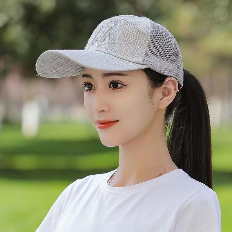 Мужская и женская сетчатая дышащая бейсбольная спортивная кепка с защитой от солнца, шляпа от солнца дальнобойщика