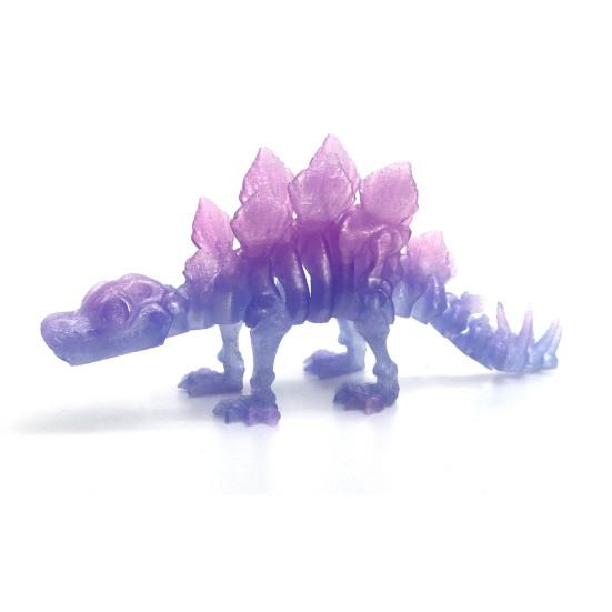 3D-печатная статуэтка динозавра, украшение стегозавра с гибкими суставами, фигурка динозавра, реквизит для фотографий, украшение рабочего стола