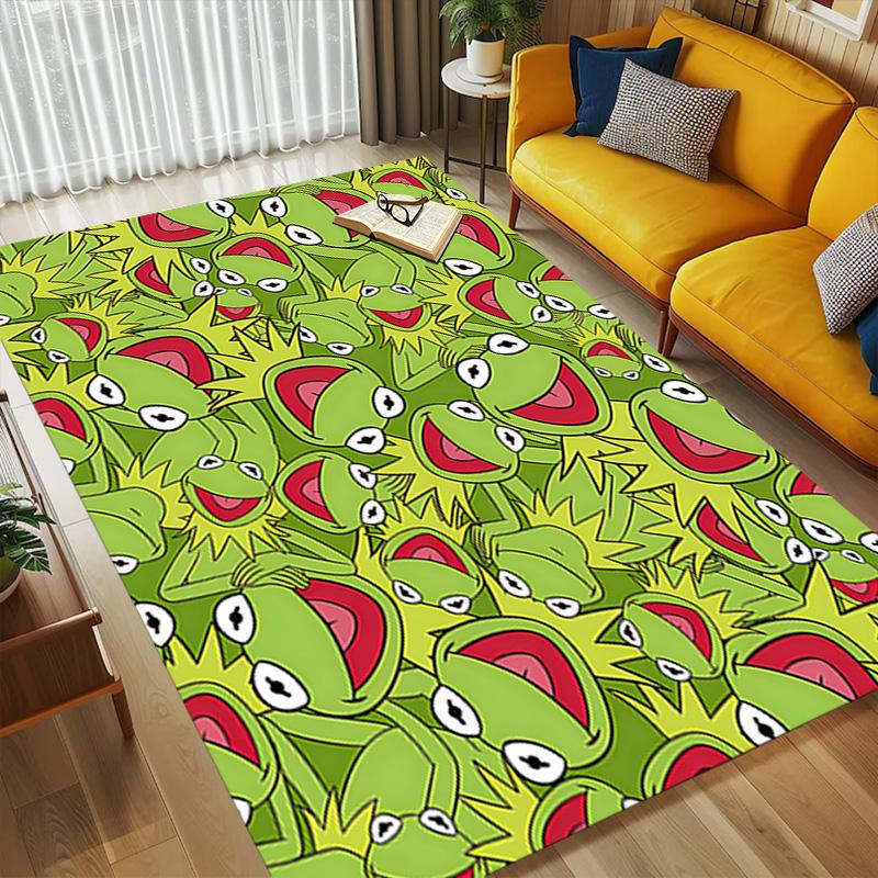 Kermit Living Room Nonslip Area Rug Soft Carpet For Bedroom Game Playroom Sofa Office Home Decor Doormat Christmas Gift C930100