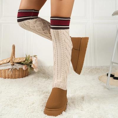 Зимние модные плетеные дизайнерские кроссовки женские новые стильные плоские нескользящие уличные свадебные вечерние женские сапоги больших размеров