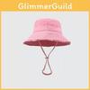 Cotton Waterwashed Fisher Cap With Sunshade For Summer Outdoor Sun Protection And Casual Wear