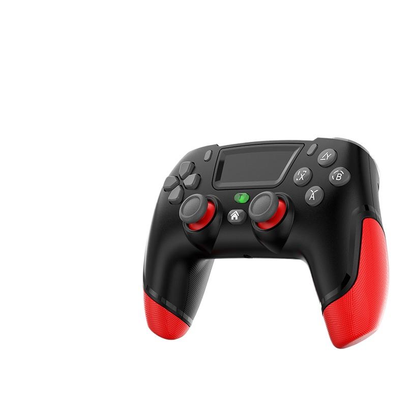 Игровой контроллер для PS4, совместимый с PS4/Slim/Pro/ПК, с 360° джойстиком/двойной вибрацией/6-осевым гироскопом