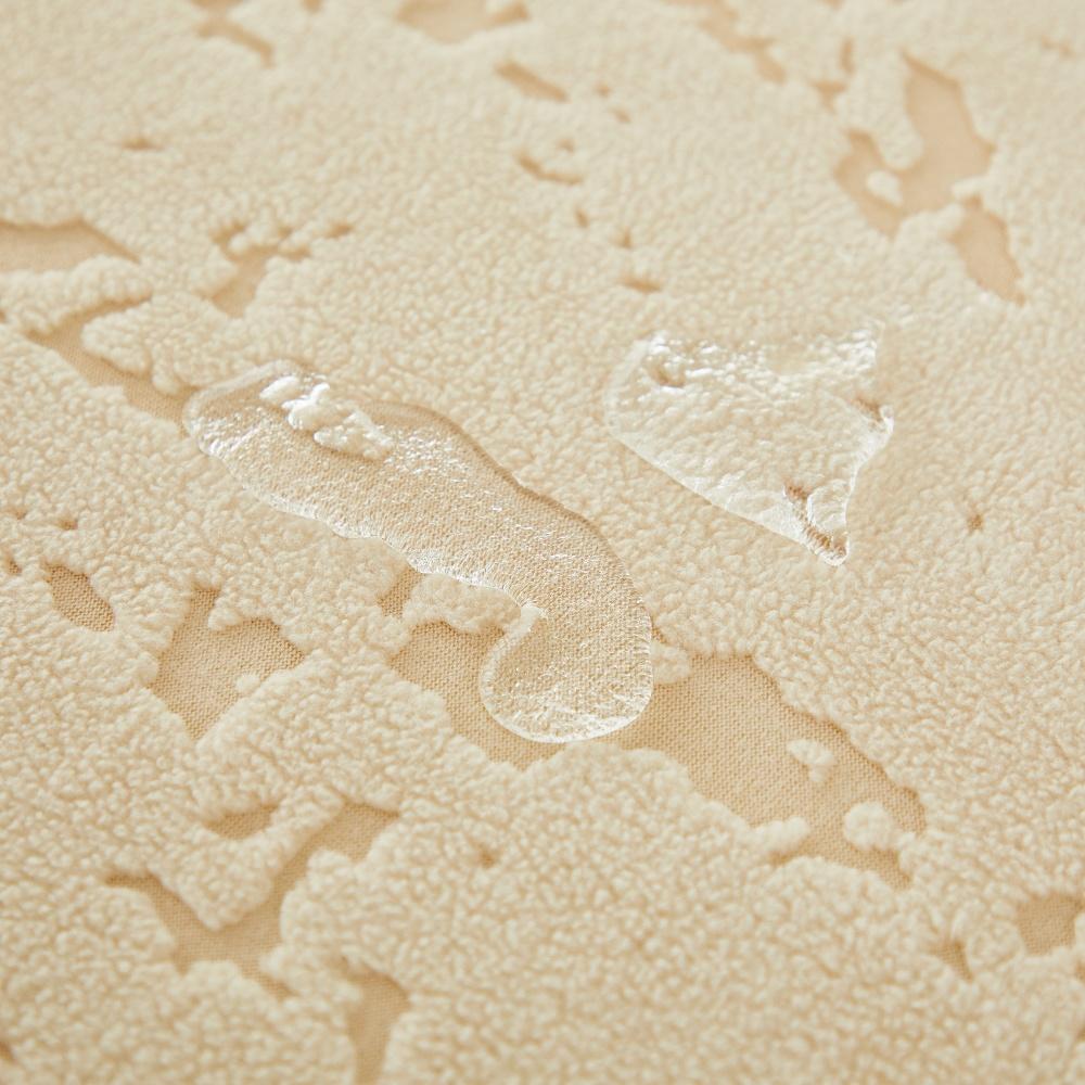 Водоотталкивающий Толстый Жаккардовый Однотонный Флисовый Чехол на Диван для Гостиной Эластичный Универсальный 1/2/3/4-местный Чехол на Диван