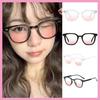 Fashion Small Round Unisex Women's Powder Blusher Gradient Pink Lenses Sunglasses Women Men Classic Metal Decoration Goggles