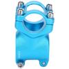 25.4x35mm LUNJE Aluminium Alloy Hollow Bicycle Short Handlebar Stem Children Bike CyclingBlue