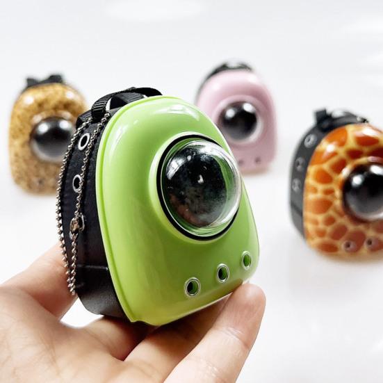 Mini Space Pack Doll House Miniature Doll Backpack for 1:12 Dolls Realistic Cat Puppy Backpacks Cute Pet Accessories