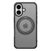 For iPhone 16 Case Compatible with MagSafe Ring Kickstand TPU+PC Back Cover