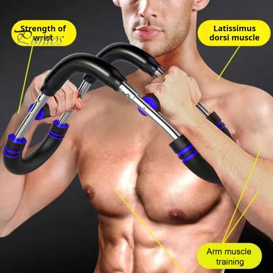 Тренажер Twister Arm с пенопластовой ручкой 40-50 кг, регулируемая штанга для тренировки груди, тренажер для укрепления мышц предплечья и трицепса, эспандер для груди, оборудование для домашнего фитнеса