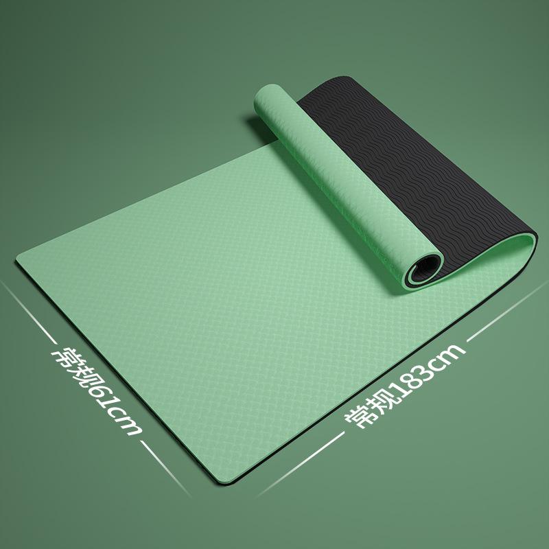 Толстый Нескользящий Коврик для Йоги и Танцев со Скакалкой