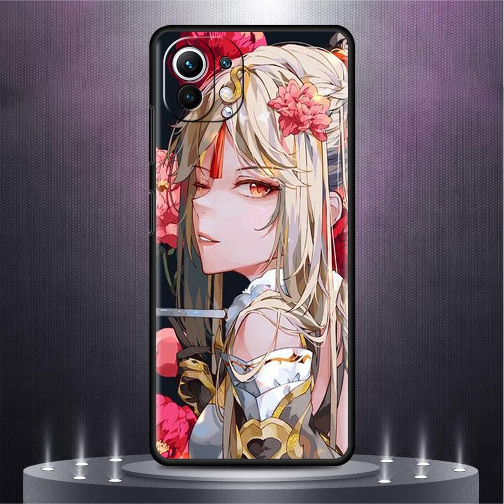 Чехол для Xiaomi Mi Poco X3 X4 NFC M3 Mi 11 11T 10 T 9T 12 9 10T Lite, силиконовый чехол на заднюю панель телефона Genshin Impact Raiden Shogun Baal