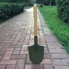 Компактная многоцелевая инженерная лопата с деревянной ручкой для улицы, чрезвычайных ситуаций и рыбалки