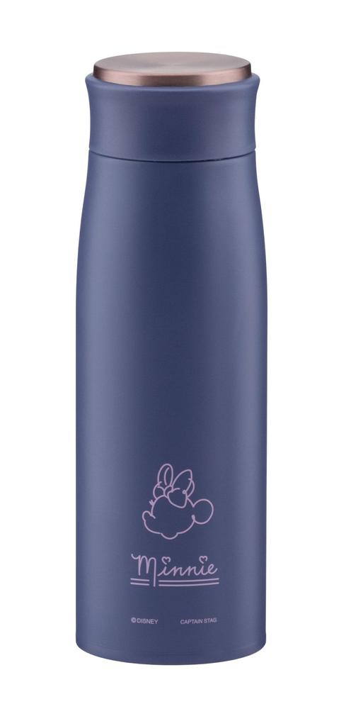 Бутылка для воды CAPTAIN STAG Disney Outdoor, бутылка для питья, вакуумная изоляция, MP, персональная бутылка, 450 мл, Minnie Art, термо/холодная мышь/линия MA-2344