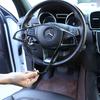 Для Mercedes Benz CE Class GLC CLA GLA W205 W213 X253X156, украшение на руль автомобиля, рамка, наклейка, наклейки для автомобиля