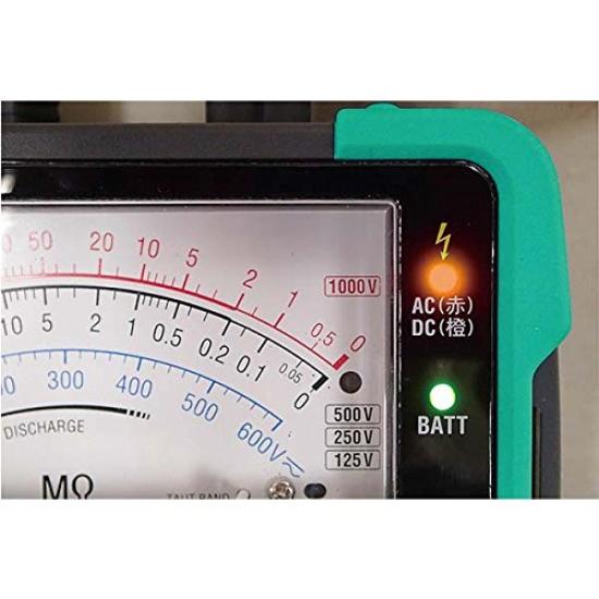 Электросчетчик Kyoritsu Qumeg 4 диапазона измеритель сопротивления изоляции (КЁРИЦУ) (125В/250В/500В/1000В) модель.3441