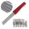 Guiro Latin Percussion Professional Comb Style Scraper Replacement Orff Early Education Tools Stainless Scraper Brush