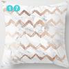 Luxurious Gold Pattern Jeanette Cloth Cushion Cover For Stylish Home Decor