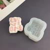 1pc For Baking Egg Bites Muffin Top Pan Chocolate Cake Pie Bakeware Tools Candle Molds Cartoon Animal Bunny Kitten Silicone Mold