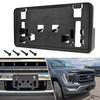 1 шт. Черная автоматическая рамка переднего номерного знака для Ford F-150 (Кроме Раптора) Двигатели V6 2.7л 3.0л 3.5л 2025 2025 2025 ML3Z-17A385-BB