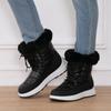 Wool Collar High Tube Warm Women's Waterproof Boots