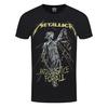 Metallica Unisex Adult And Justice For All Tracks Back Print T-Shirt