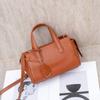 Cowhide Square Bag Crossbody Horizontal Square Bag Popular Fashion Niche Women's Shoulder Practical Soft Handbag