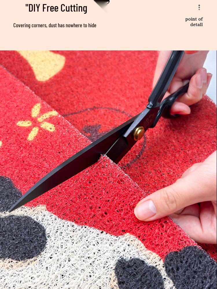 Мультяшный придверный коврик: Скребок для песка, износостойкий, противоскользящий, легко моющийся