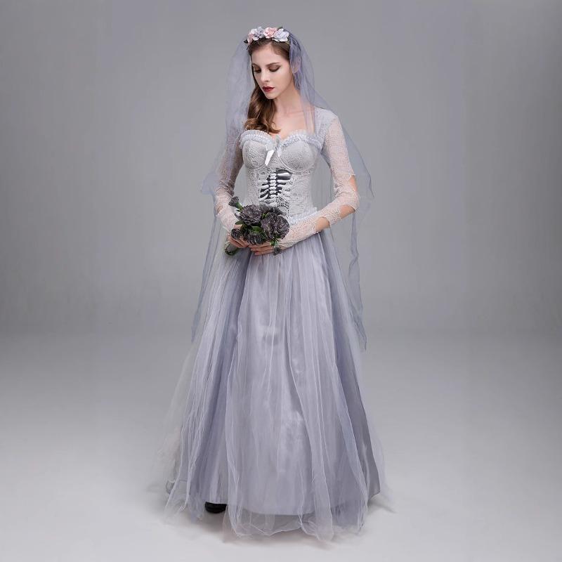 New Halloween Products, Zombie Underworld Ghost Bride Vampire Resurrection Festival Show Suit Devil Suit