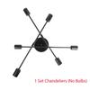 1 set chandeliers (No Bulbs) – black
