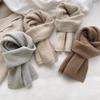 Ladies Cashmere Scarf Women Winter Warm Luxury Solid Color Shawl and Wraps Female Warm Thick Wool Neckerchief Blanket Pashmina
