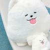 Cute Puppy Samoyed Plush Doll Stuffed Animal Dog Plush Toy Stuffed Dog Keychain  Birthday Gift