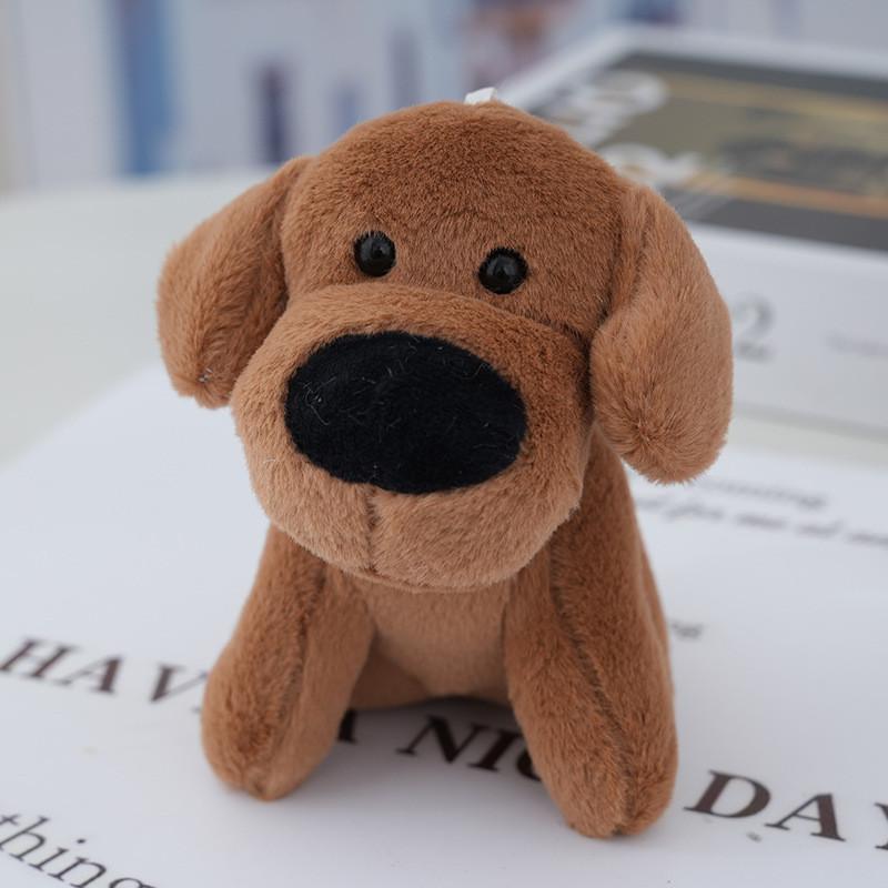 Adorable Cute Plush Dog Keychain Fluffy Stuffed Animal Soft Toy Bag Charm